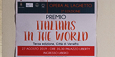 Premio Italians in the world 2019